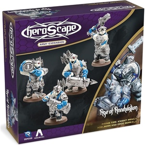 Renegade Game Studios Heroscape Age of Annihilation Knight Primus Adelbern & Ordo Borealis Army Expansion Board Game