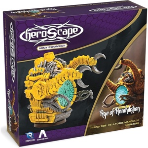 Renegade Game Studios Heroscape: Rising Tide Hellforge Mandukor Army Expansion – Fully Assembled Unpainted Miniature