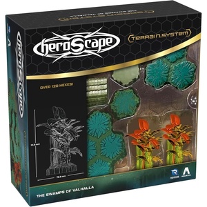 Renegade Game Studios Heroscape Terrain Expansion: The Swamps of Valhalla Hex Tile System for Custom Battle Environments
