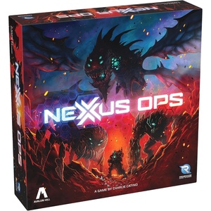 Renegade Game Studios Nexus Ops Strategy Board Game with Alien Miniatures & Secret Missions for 2-4 Players