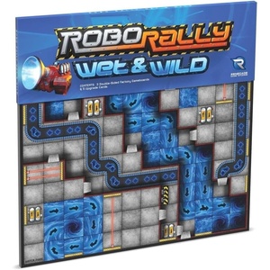 Renegade Game Studios Robo Rally Expansion: Wet & Wild Strategy Game for Family Board Game Night