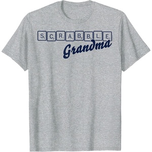 Scrabble Grandma Tiles T-Shirt(Heather Grey)