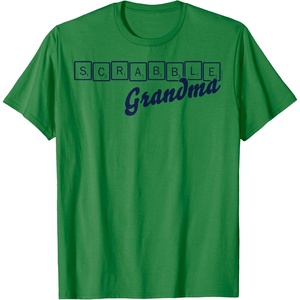Scrabble Grandma Tiles T-Shirt(Kelly Green)