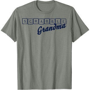 Scrabble Grandma Tiles T-Shirt(Olive Heather)