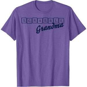 Scrabble Grandma Tiles T-Shirt(Purple Heather)