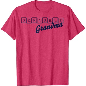 Scrabble Grandma Tiles T-Shirt(Red Heather)