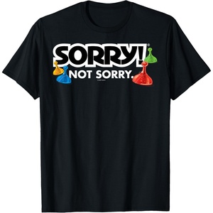 Sorry Not Sorry Logo T-Shirt(Black)