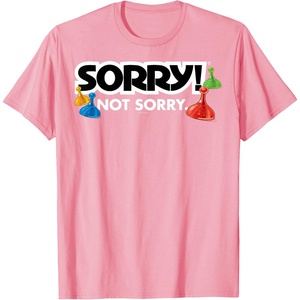 Sorry Not Sorry Logo T-Shirt(Pink)