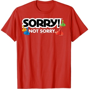 Sorry Not Sorry Logo T-Shirt(Red)