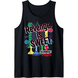 Sorry Revenge Is Sweet Tank Top(Black)