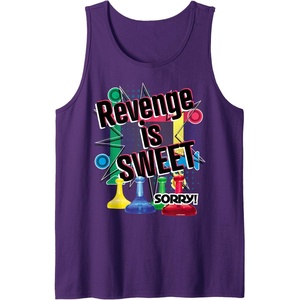 Sorry Revenge Is Sweet Tank Top(Purple)