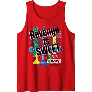 Sorry Revenge Is Sweet Tank Top(Red)