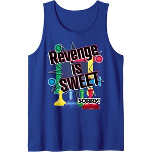 Sorry Revenge Is Sweet Tank Top(Royal Blue)