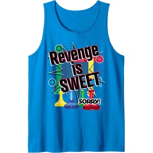 Sorry Revenge Is Sweet Tank Top(Sapphire Blue)