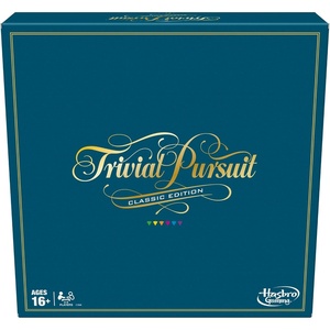 Trivial Pursuit Classic Edition Board Game for Adults and Teens Ages 16 and Up, Trivia Game for 2-6 Players(Trivial Pursuit)