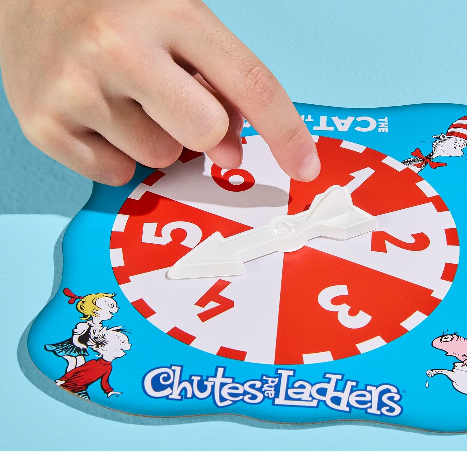 image:imageHasbro Gaming Chutes and Ladders The Cat in the Hat Edition Board Game Preschool Games 2 to 4 Players 15 Mins Ages 3 Kids Gifts