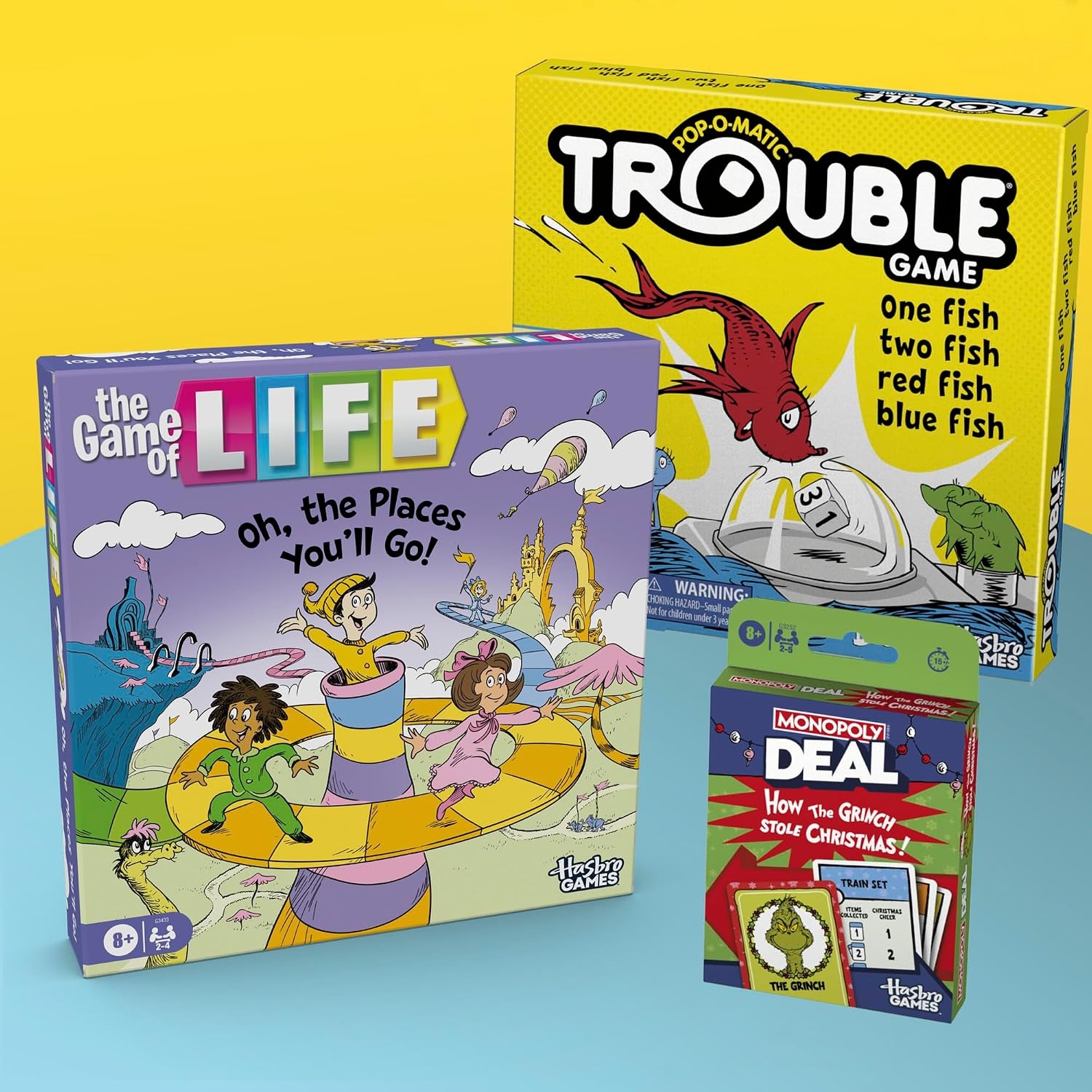 image:imageHasbro Gaming Chutes and Ladders The Cat in the Hat Edition Board Game Preschool Games 2 to 4 Players 15 Mins Ages 3 Kids Gifts