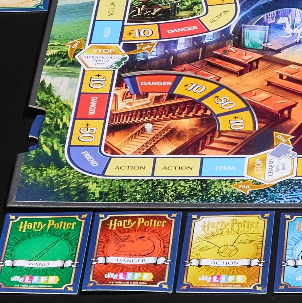 image:imageThe Game of Life Harry Potter Edition Board Game Fun Family Games for Kids Teens and Adults 2 to 4 Players Ages 8The Game of Life HARRY POTTER