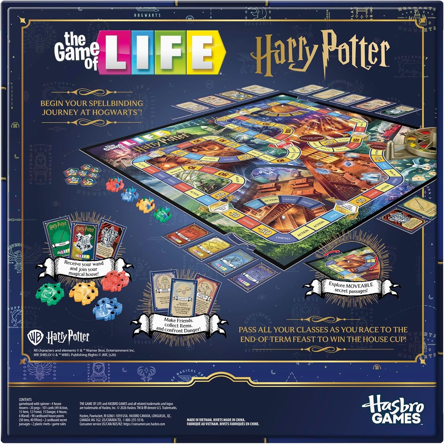 image:imageThe Game of Life Harry Potter Edition Board Game Fun Family Games for Kids Teens and Adults 2 to 4 Players Ages 8The Game of Life HARRY POTTER
