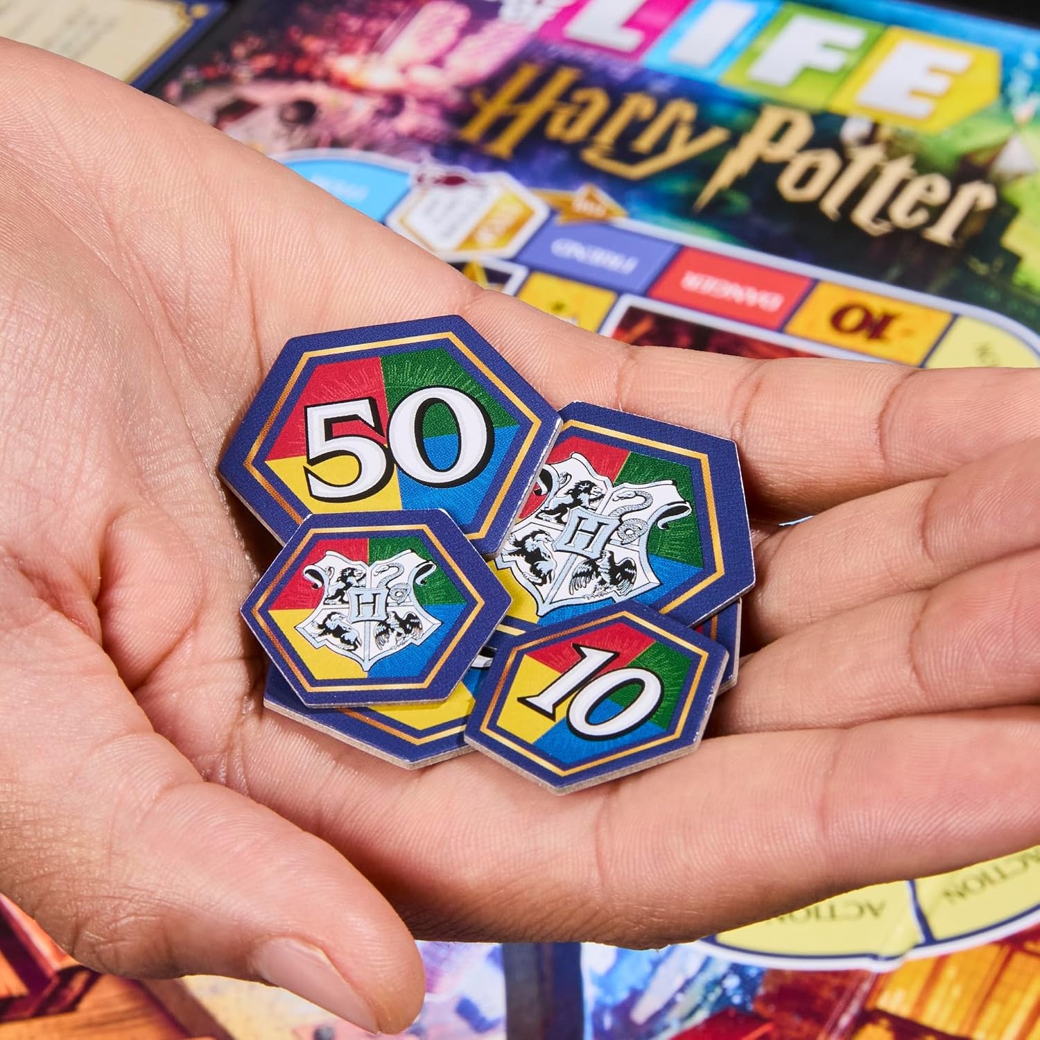 image:imageThe Game of Life Harry Potter Edition Board Game Fun Family Games for Kids Teens and Adults 2 to 4 Players Ages 8The Game of Life HARRY POTTER