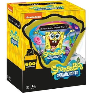 Trivial Pursuit Spongebob Squarepants (Quickplay Edition). Trivia Game Questions from Nickelodeon’s Spongebob Squarepants. 600 Questions & Die in Travel Container. Officially Licensed Spongebob Game